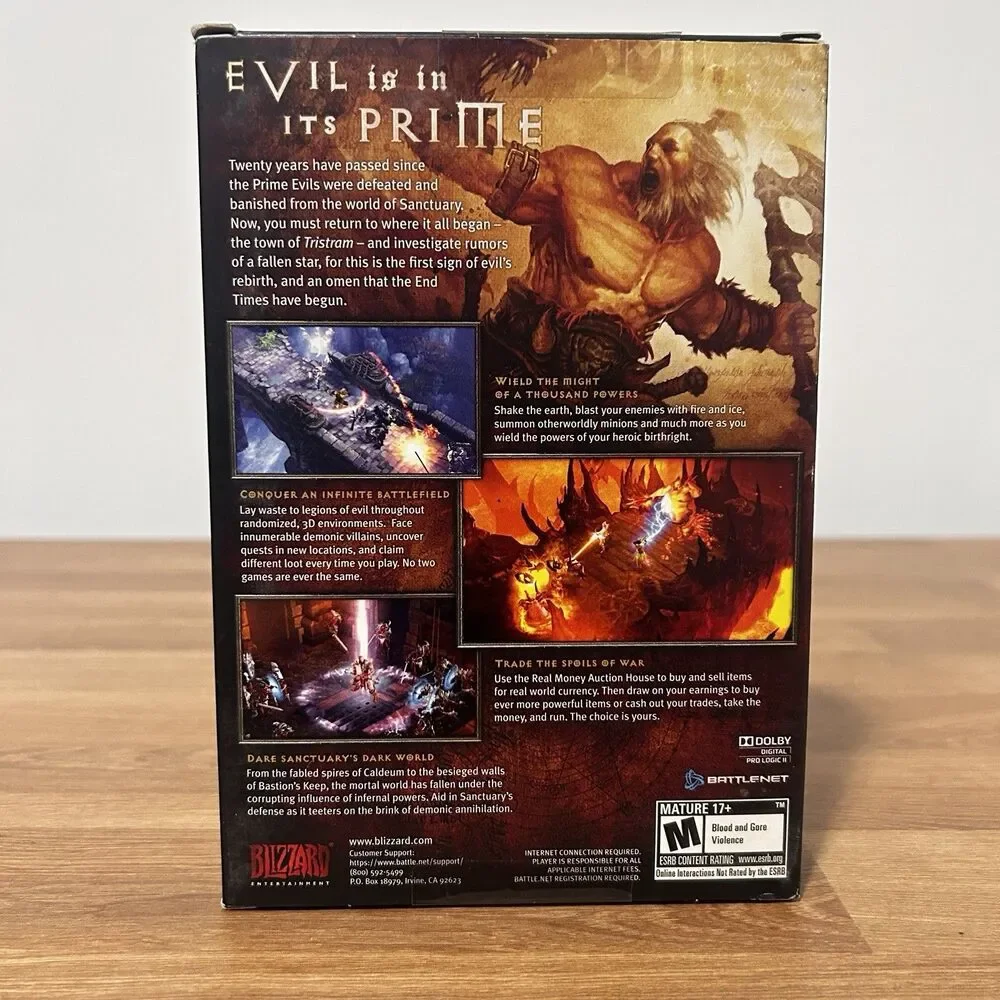 Diablo III 3 PC Big Box PC - Complete